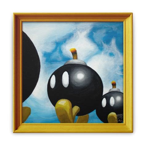 Bob Omb Battlefield Painting Replica Super Mario 64 By Canvas64 Home