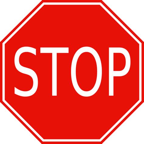 stop sign clip art at clkercom vector clip art online