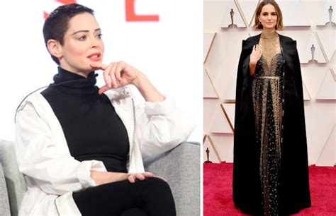 Rose McGowan Dismisses Natalie Portmans Oscars Outfit Honoring Female Directors As Deeply