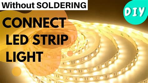 It's possible to connect rgbw led strips without soldering by using led strip connectors. 💡HOW TO connect led strip lights without Soldering |cut ...