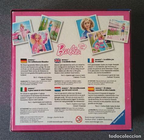 Barbie juegos para todas las niñas, donde se llega a ser una parte del mundo de la barbie! barbie memory - Comprar Juegos de mesa antiguos en ...