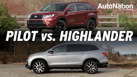 Feb 03, 2021 · the 2021 toyota highlander and 2021 honda pilot are both solid options in the midsize suv space, and while they have many similarities, each fares better in different categories. 2019 Toyota Highlander vs Honda Pilot - Crossovers ...