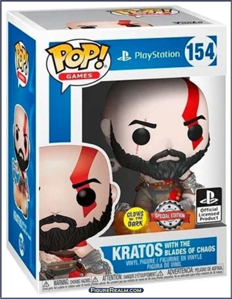 Kratos Blades Of Chaos Glows In The Dark God Of War Pop Vinyl