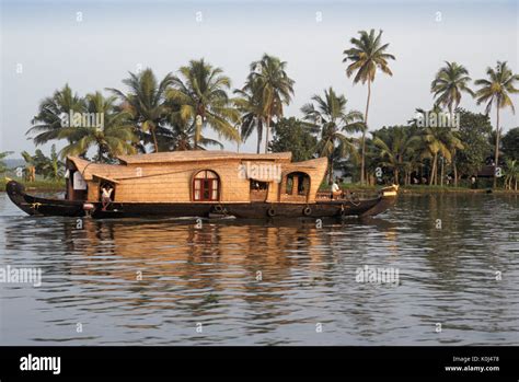 Rice Boat Converted To Floating Hotel Kettuvallom Backwaters Of