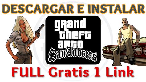 Open gta san andreas >> game folder, double click on setup and wait for installation. Instalar juego GTA San Andreas Full PC 1 link