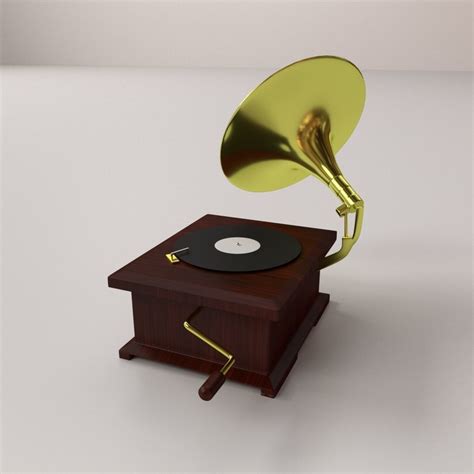 Gramophone v2 3D | CGTrader