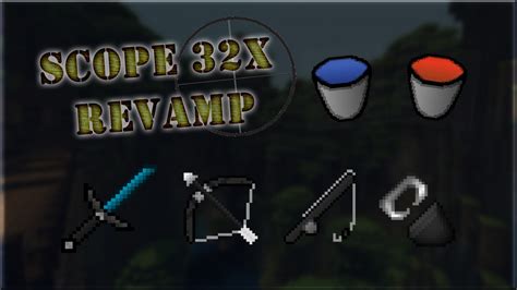Minecraft Pvp Texture Pack Scope 32x Revamp Youtube