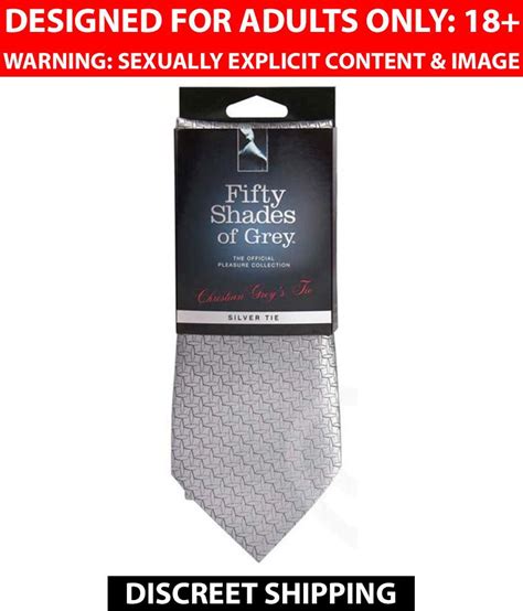Fifty Shades Of Grey Christian Greys Silver Tie Buy Fifty Shades Of