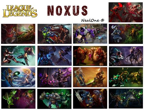 Noxus Champions By Nealone On Deviantart