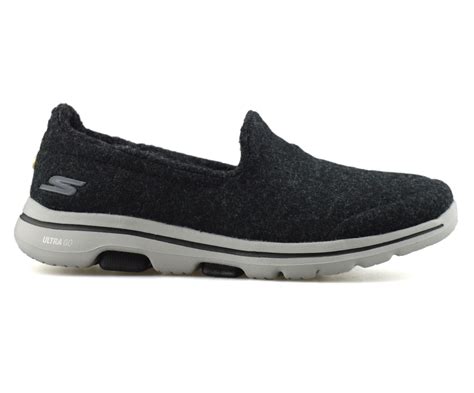 Womens Skechers Gowalk 5 Slip On Memory Foam Wool Walking Trainers