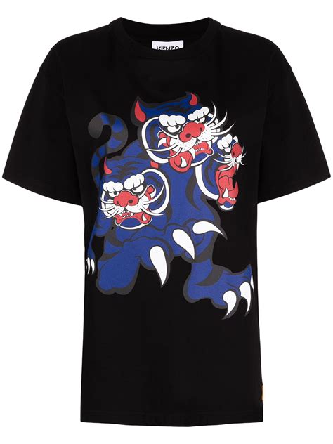 Kenzo X Kansai Yamamoto Three Tigers T Shirt Farfetch