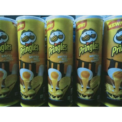 Pringles Potato Crisps Salted Egg Flavor 107g Shopee Philippines