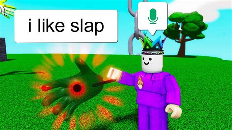 Roblox Slap Battles But I Have The Most Op Slap Hand Youtube