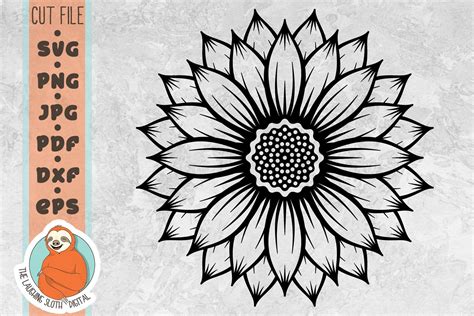 Sunflower Svg Flower Svg 715521 Cut Files Design Bundles