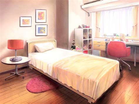Image of room background anime background anime scenery visual. Anime Landscape: Bedroom (Anime Background)