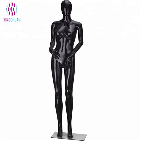 Wholesale Black Female Mannequin Full Body Dummy Plastic Women