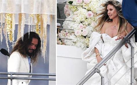 Wedding In White Thats How Heidi Klum And Tom Kaulitz Got Married