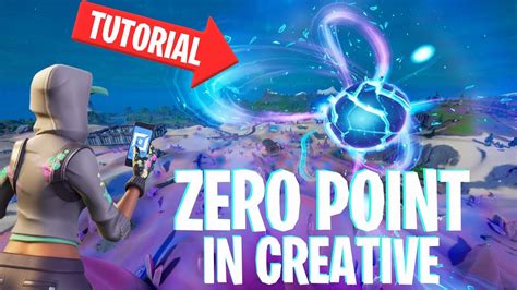 How To Make The Zero Point In Fortnite Creative Tutorial Youtube