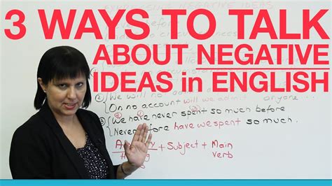 3 Ways To Express Negative Ideas Powerfully Youtube