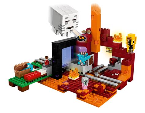 Buy Lego Minecraft The Nether Portal 21143 At Mighty Ape Nz