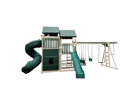 E1 Double Tower 11 Swingset And Toy Warehouse