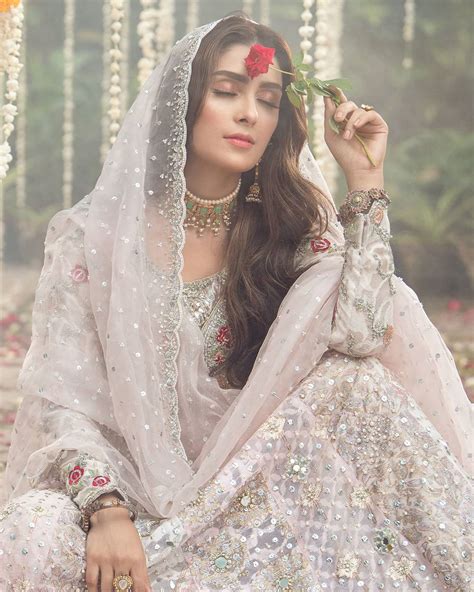 Ayeza Khan Is Looking Gorgeous In Her Latest Bridal Shoot For Annus