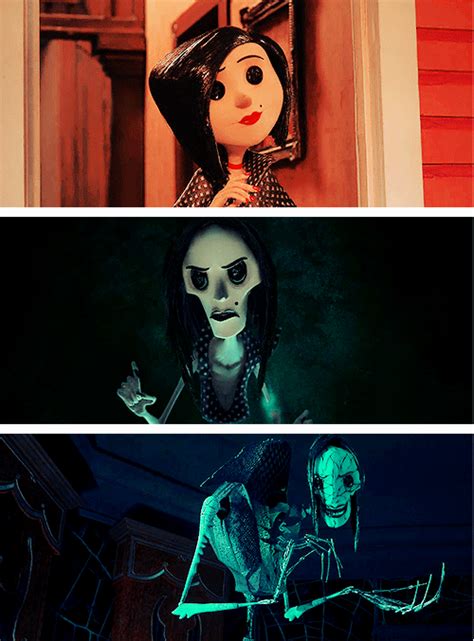 The Other Mother S Three Forms Throughout The Film A Combination Of These Three Will Be Created