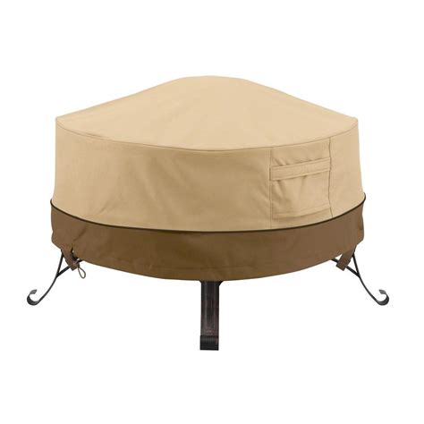 30 inch round fire pit cover. Classic Accessories Veranda 30 in. Round Full Coverage ...