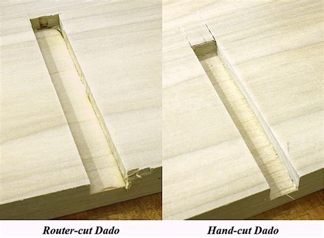 A dado joint is a flat bottom channel that is cut to fit the width of another piece of wood. Two Dados, Two Ways - Popular Woodworking Magazine