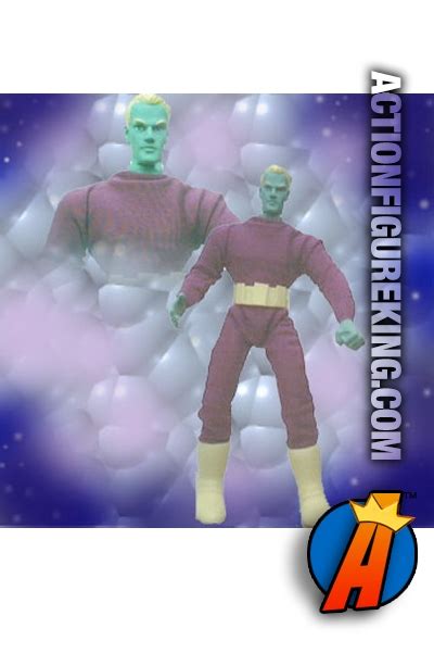 Custom 9 Inch Scale Brainiac 5 Action Figure With Cloth Outfit