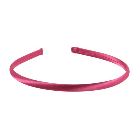 Offray Satin Headband Hot Pink