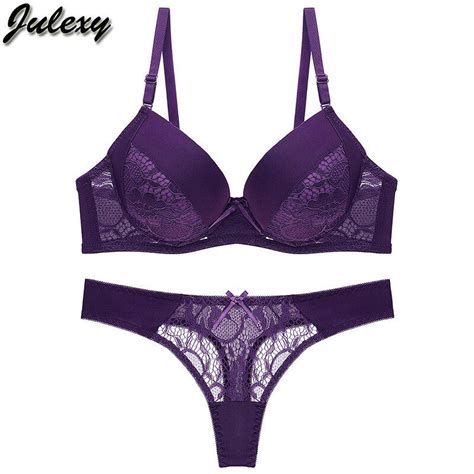 Buy Julexy B C Cup Women Bra Set Intimates Lace Thongs Set Solid Sexy Bra And Panty Sets At