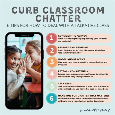Curb Classroom Chatter 6 Practical Ways To Deal With A Talkative Class Talkative Class