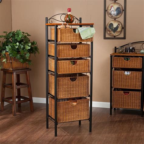 Storage Shelf With Baskets Best Decor Things