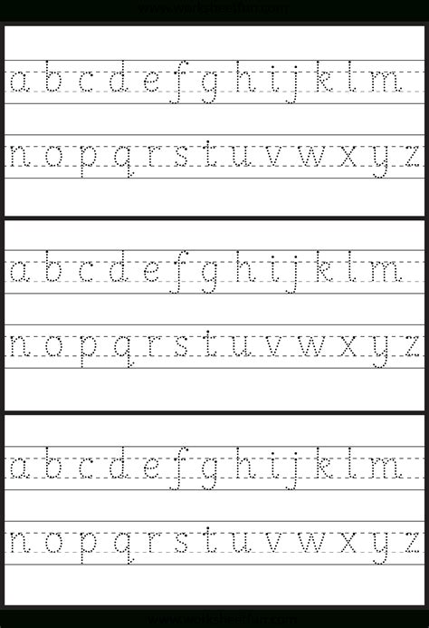 Creating Tracing Letters Worksheets