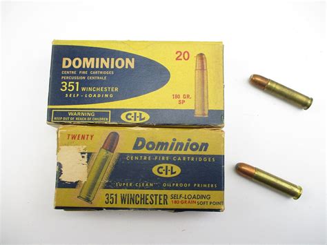 Cil Dominion 351 Win Self Loading Ammo
