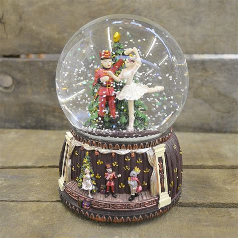 Nutcracker Christmas Musical Snow Globe No 55047 Barretts Of