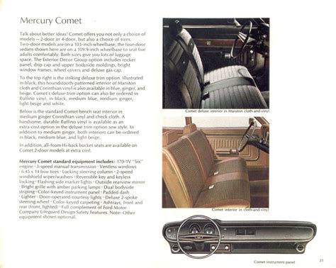 1972 Mercury Brochure