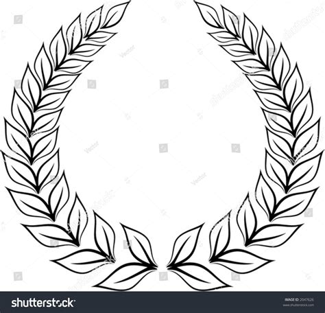 Laurel Wreath Vector 2047626 Shutterstock