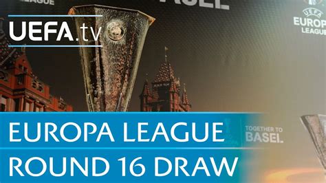 Euro 2020 group stages came to an exciting end with the final list of 16 teams remaining undecided until the last minute. 2015/16 UEFA Europa League round of 16 draw - YouTube