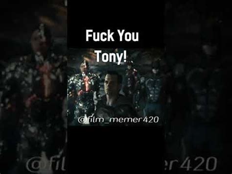 Fuck You Tony Meme Superman Vs Darkseid Edition Restorethesnyderverse