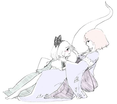 Konpaku Youmu And Saigyouji Yuyuko Touhou Drawn By Goldenesschaf