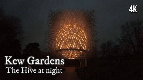 Kew Gardens The Hive At Night 4k Youtube