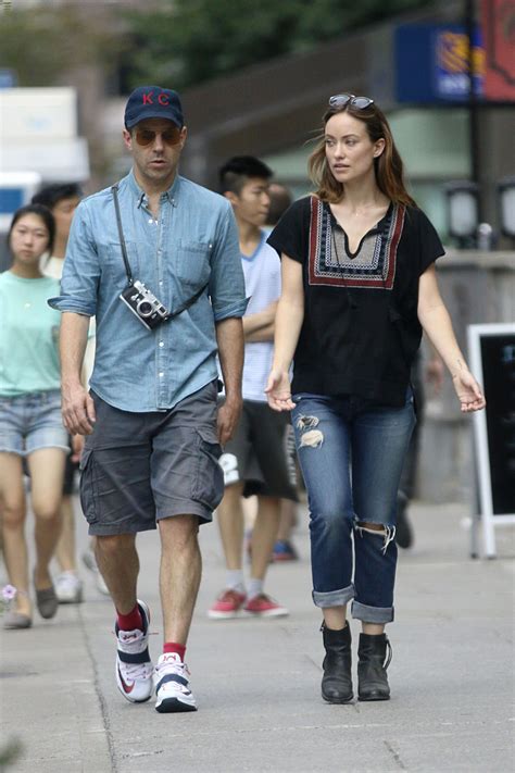 Olivia Wilde And Jason Sudeikis Out In Montreal August 2014