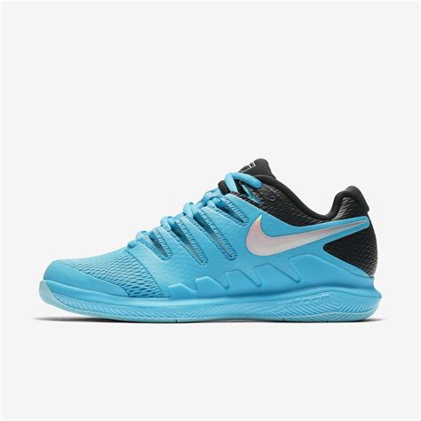 Nike Womens Air Zoom Vapor X Tennis Shoes Light Blue Furyblack