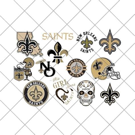 New Orleans Saints Svg New Orleans Saints Logo Nfl Football Svg Cut