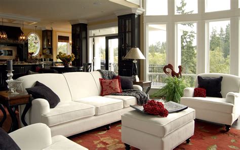 1920x1200 House Room Interior Sofa White Wallpaper