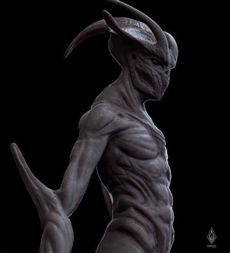 Humanoid Alien Concept Art Cool Designs Of Extraterrestrial Races Alien Concept Art