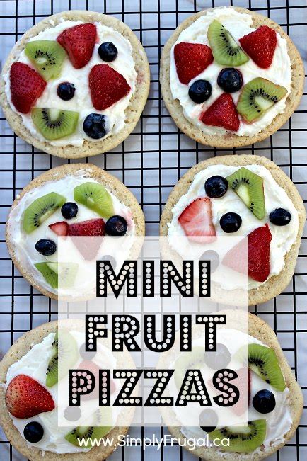 Mini Fruit Pizzas