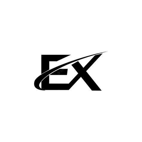 Exロゴ文字デザインベクトル プレミアムベクター